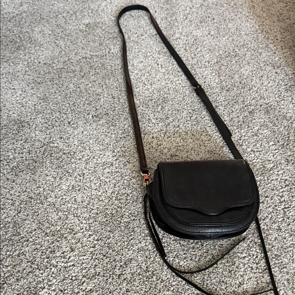 Rebecca Minkoff Black Leather Hobo Bag